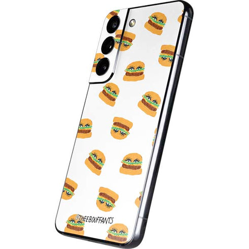 Bouffants and Broken Hearts Cute Burgers Galaxy S22 Skin